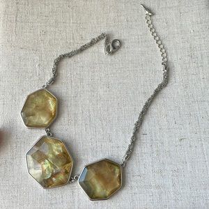 Natural Stone Statement Necklace